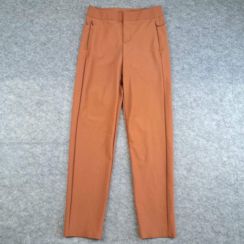 Athleta Pants Womens 6 Terra Cotta Stellar Skinny Trouser Stretch Orange Ankle